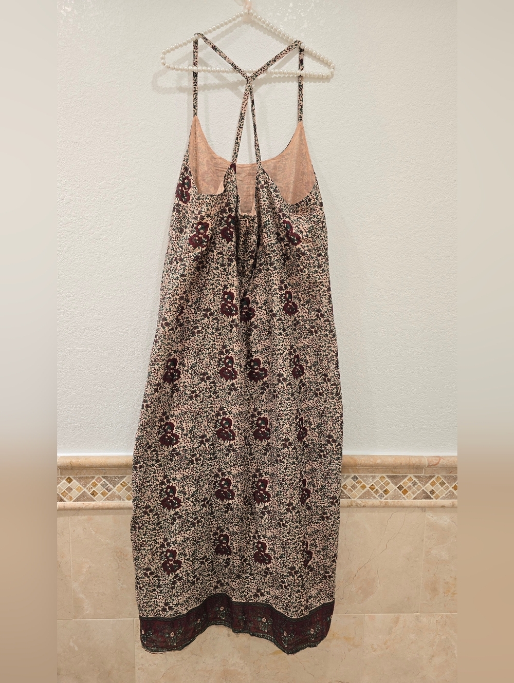 Vintage Hokus Pokus Floral Cotton Dress Boho Y2k 2X - Picture 2 of 4